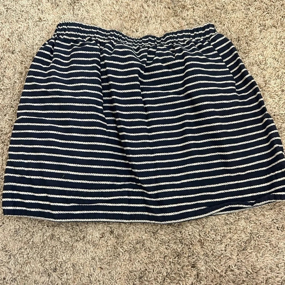 Striped jcrew skirt